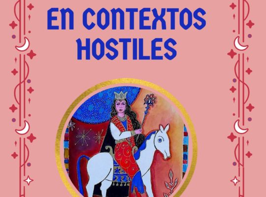 Cartel del congreso internacional Mujer y Poder en contextos hostiles