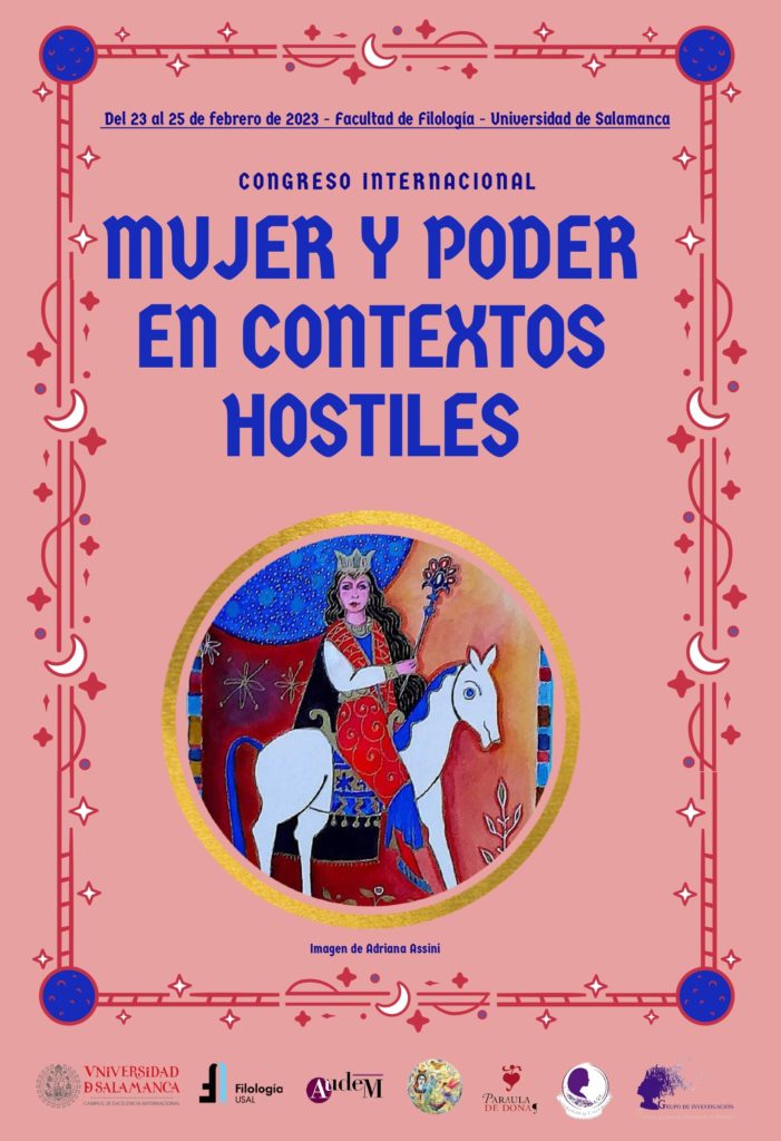 Cartel del congreso internacional Mujer y Poder en contextos hostiles